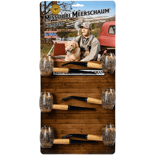 Pipes Miss. Meerschaum Corn Cob 295 Country Gentlemen 6 Ct. Card
