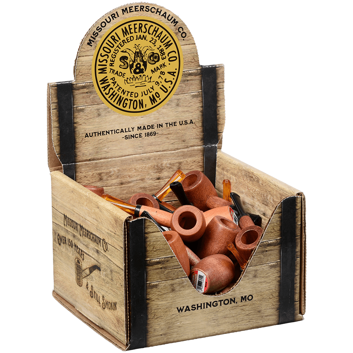 Pipes Miss. Meerschaum Wood 236 Ozark Mini 30 Ct. Box