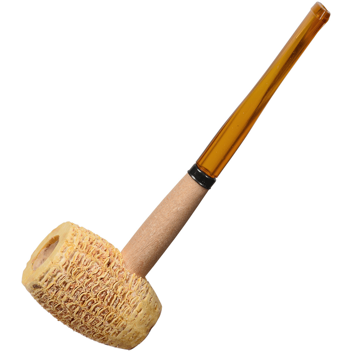 Pipes Miss. Meerschaum Corn Cob Tom Sawyer Huck Finn 12 Ct. Card