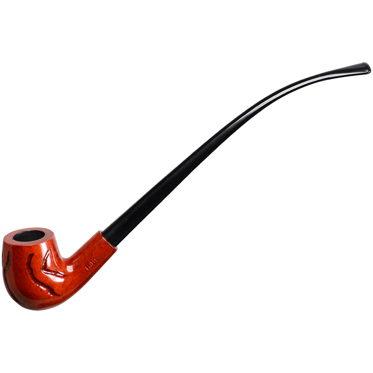 Pipes P&K Churchwarden Large Bowl Rough & Smooth 12 Ct. 11"