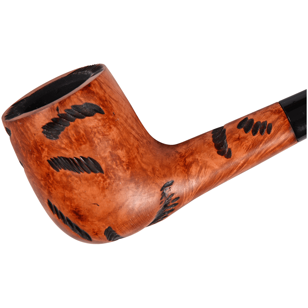 Pipes P&K Churchwarden Large Bowl Rough & Smooth 12 Ct. 11"