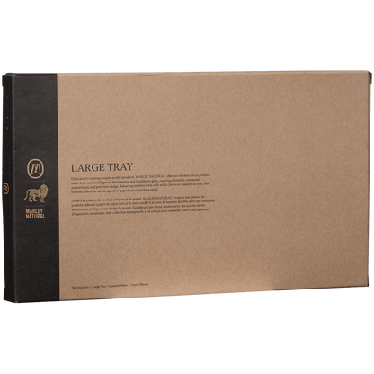 Rolling Tray Marley Natural Black Walnut Wood 12" X 7"