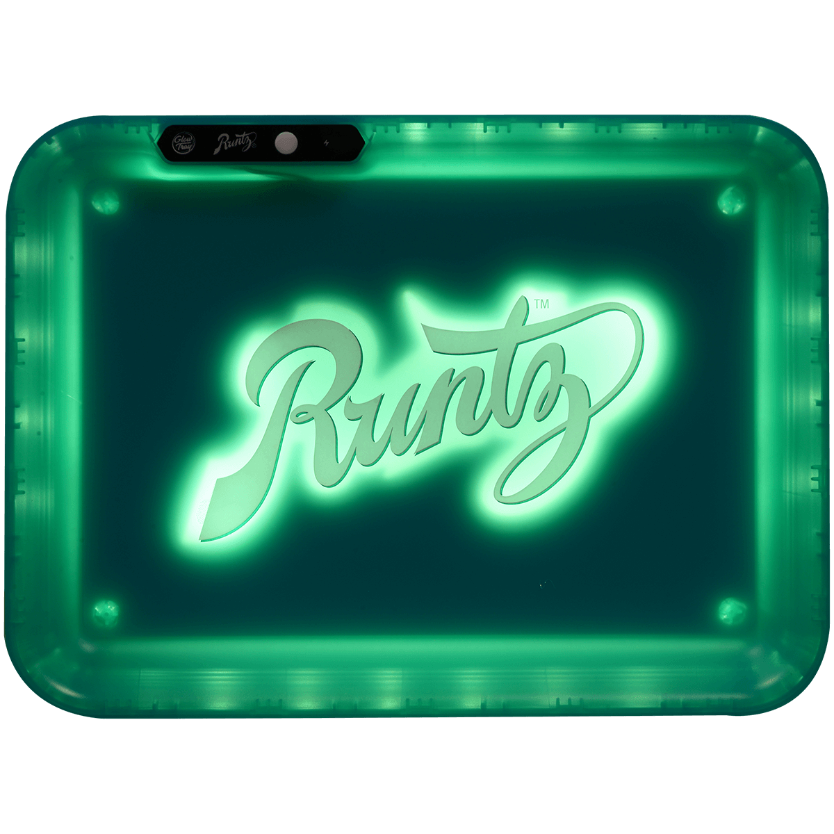 Rolling Tray Glow Runtz Divine Dark Teal 11.1"X8.3"X1.3"