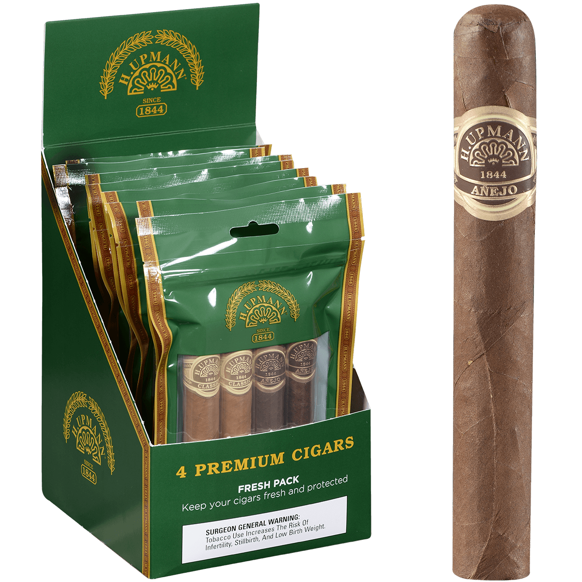 H. Upmann 1844 Toro Fresh Pack 8/4 Ct. Display