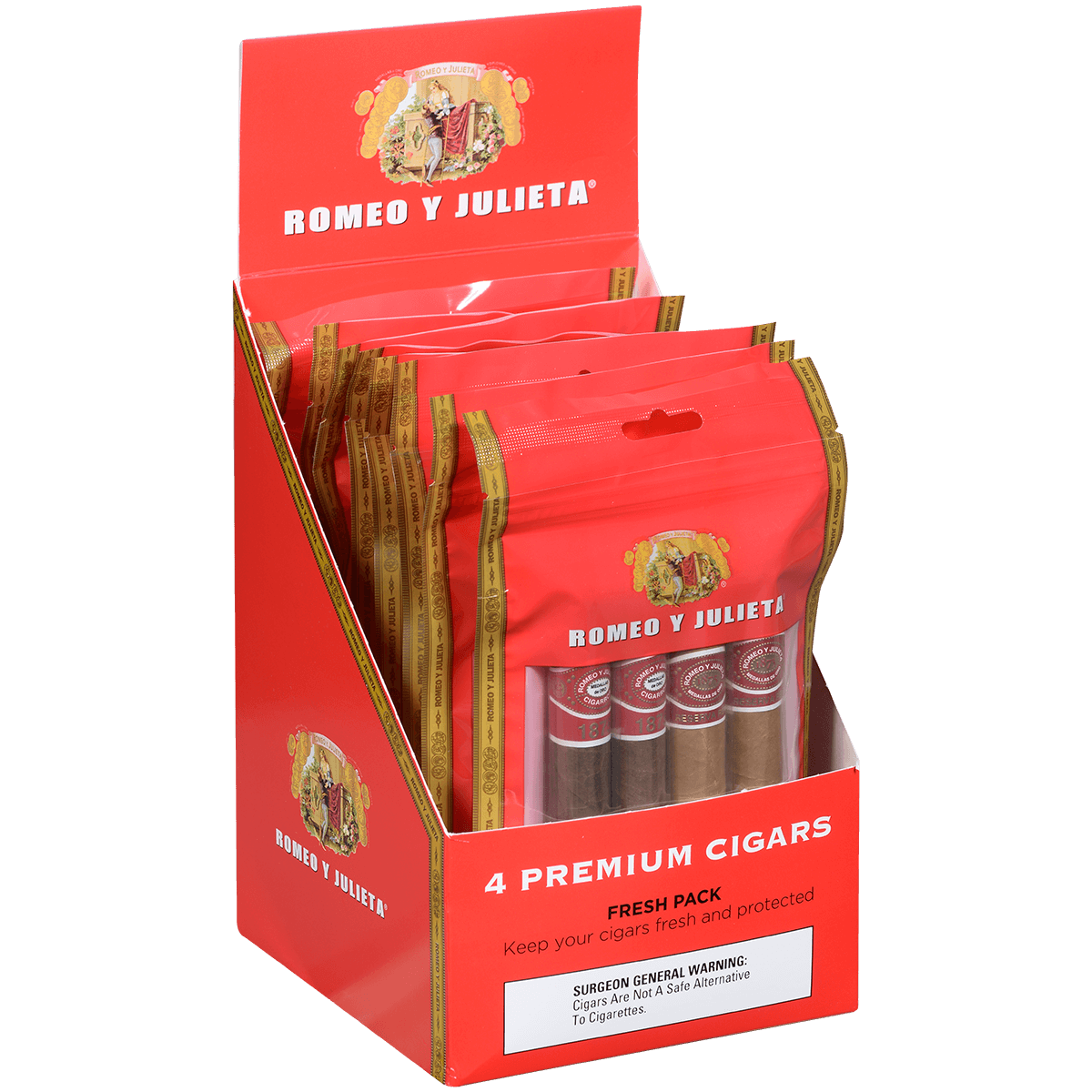Romeo Y Julieta 1875 Toro Fresh Pack 8/4 Ct. Display