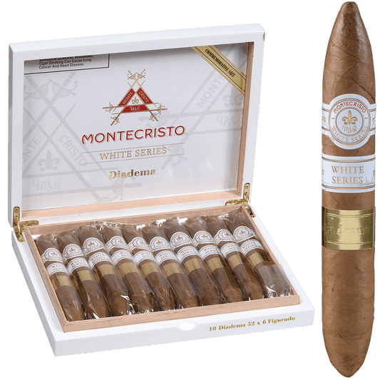 Montecristo White Figurado 10 Ct. Box 6.00X52