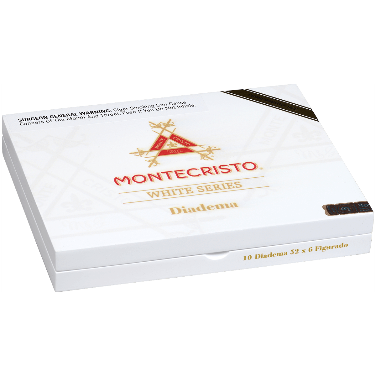 Montecristo White Figurado 10 Ct. Box 6.00X52