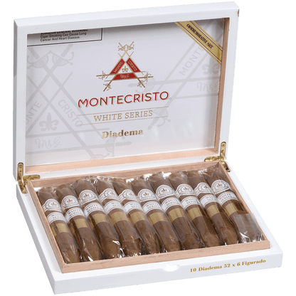 Montecristo White Figurado 10 Ct. Box 6.00X52
