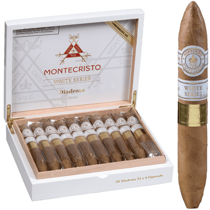 Montecristo White Figurado 20 Ct. Box 6.00X52