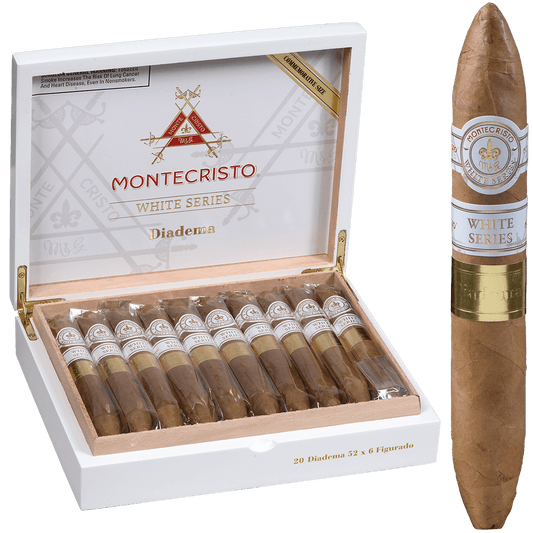 Montecristo White Figurado 20 Ct. Box 6.00X52