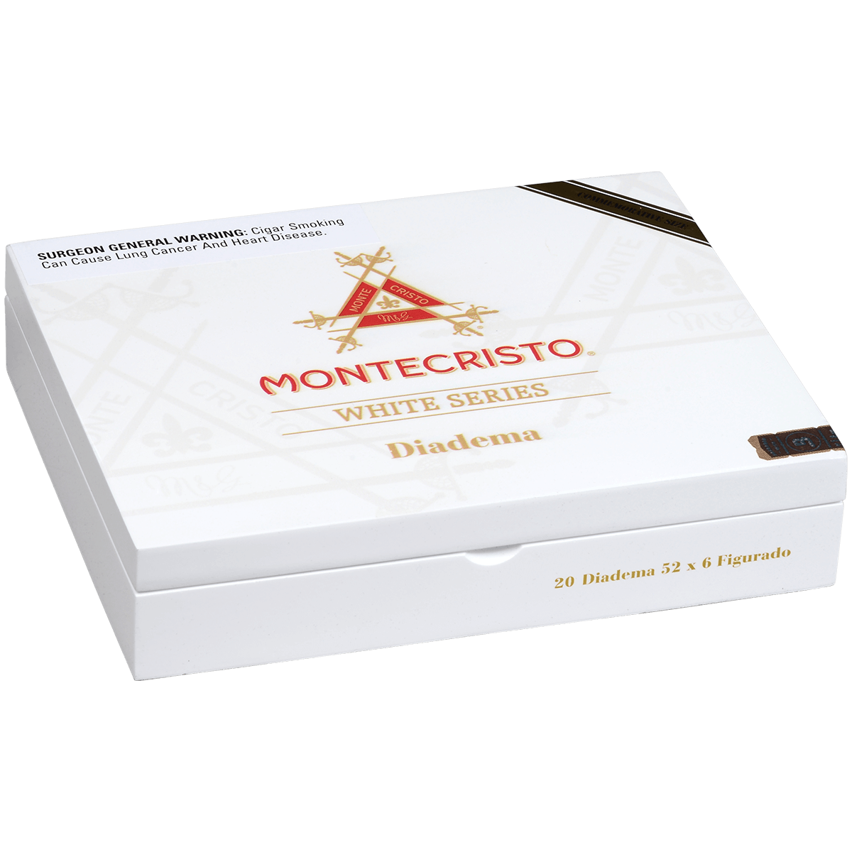 Montecristo White Figurado 20 Ct. Box 6.00X52