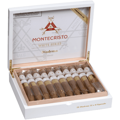 Montecristo White Figurado 20 Ct. Box 6.00X52