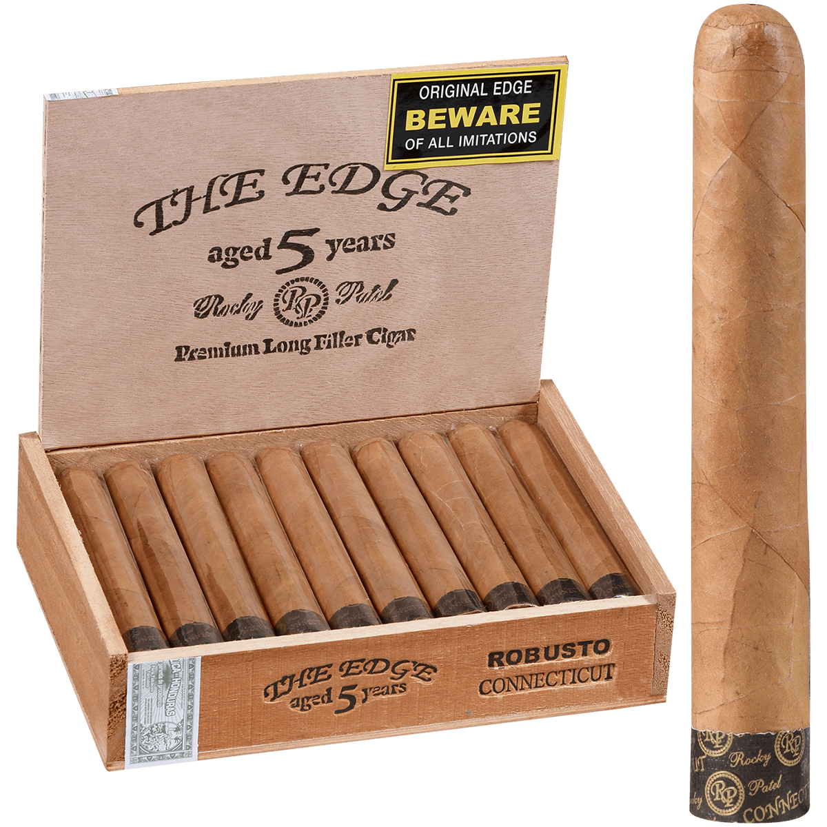 Rocky Patel The Edge Connecticut Robusto 20 Ct. Box 5.00X50