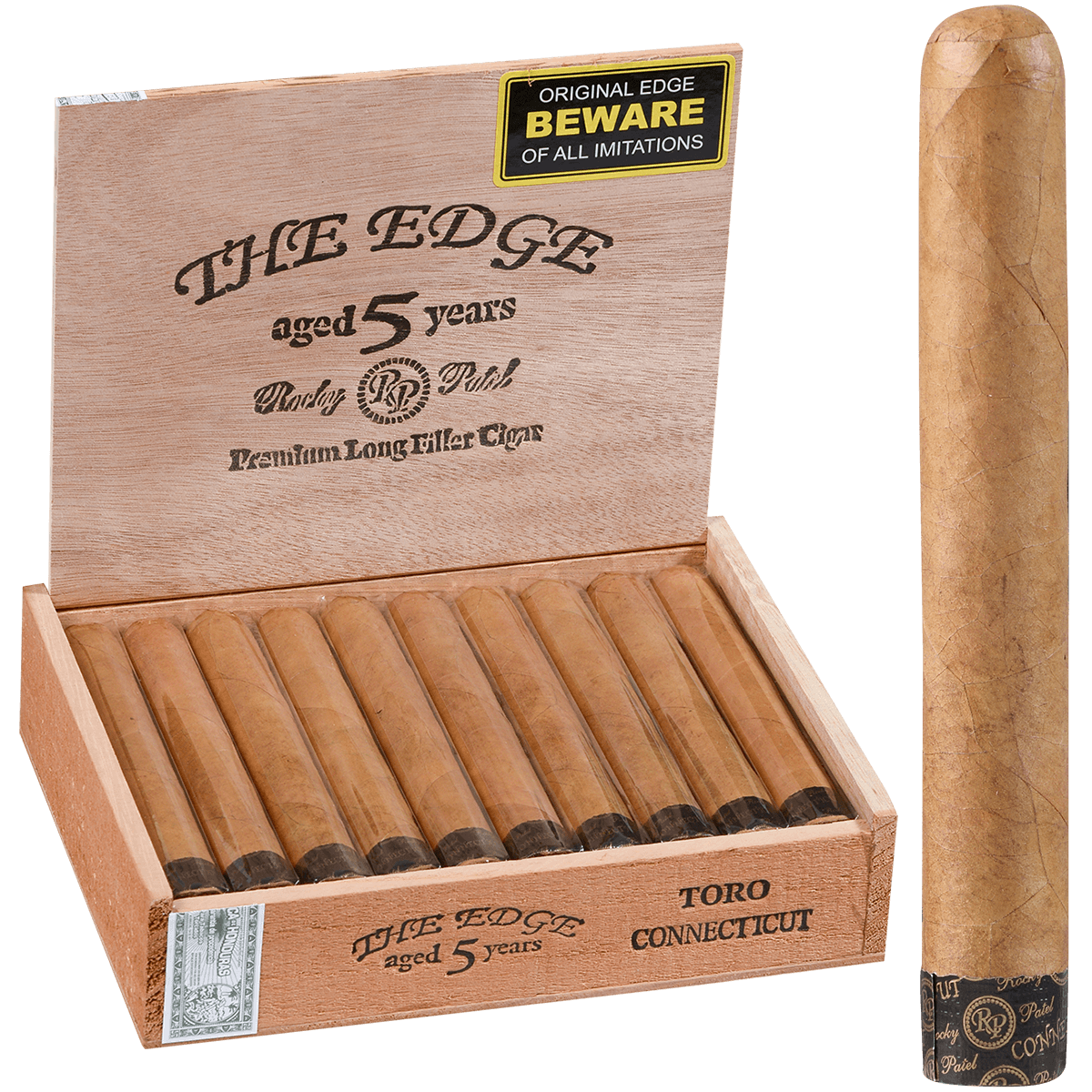 Rocky Patel The Edge Connecticut Toro 20 Ct. Box 6.00X52