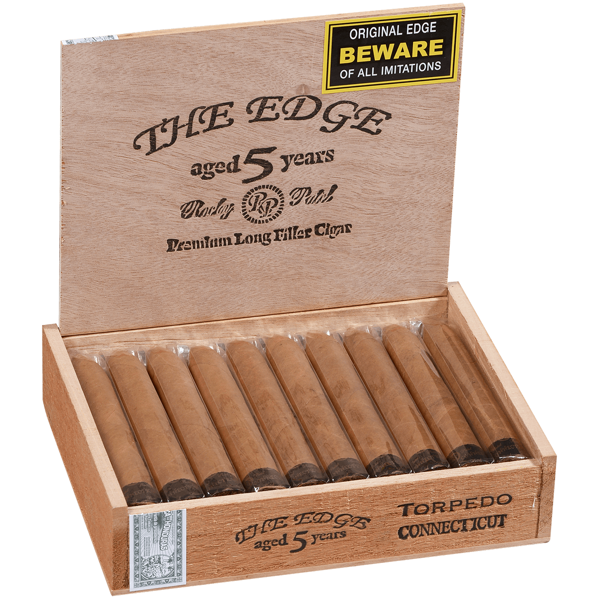 Rocky Patel The Edge Connecticut Torpedo 20 Ct. Box 6.00X52
