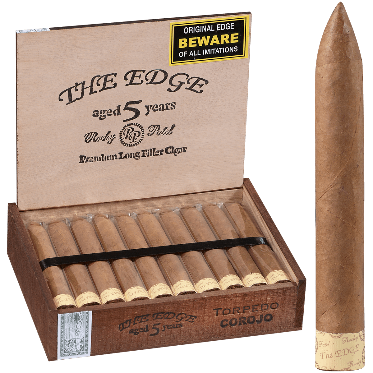 Rocky Patel The Edge Corojo Torpedo 20 Ct. Box 6.00X52