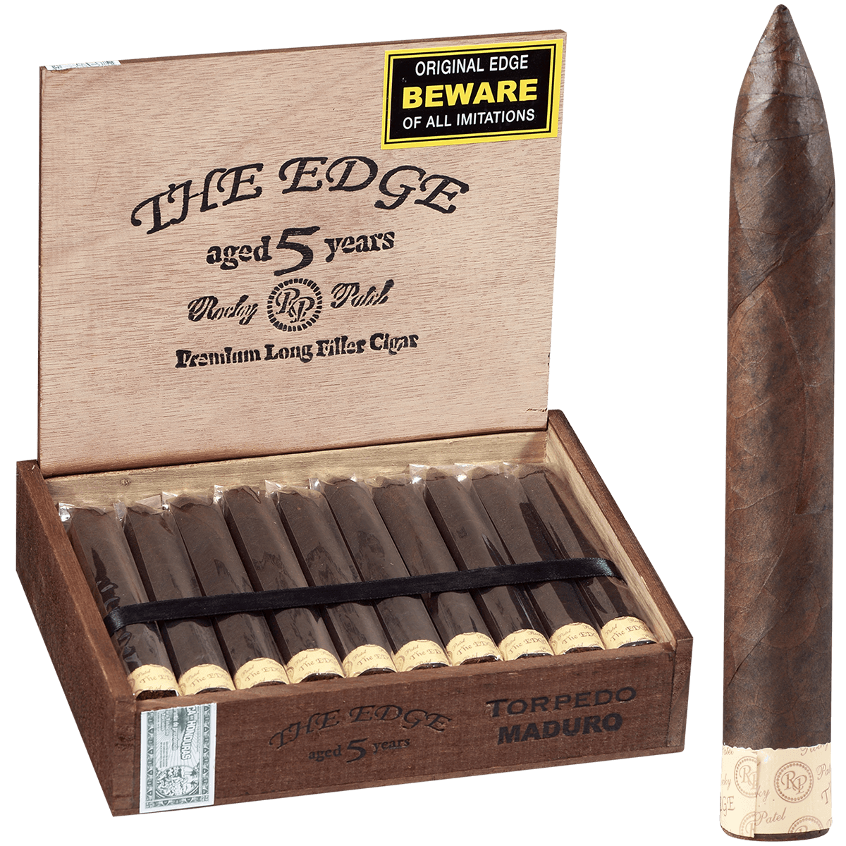 Rocky Patel The Edge Maduro Torpedo 20 Ct. Box 6.00X52