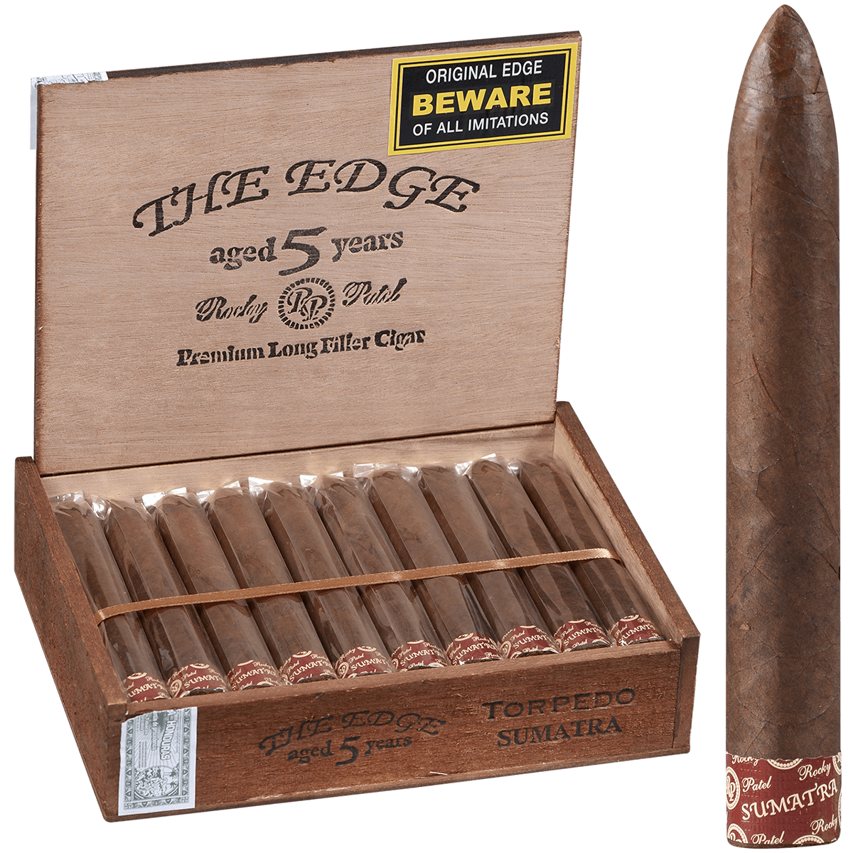Rocky Patel The Edge Sumatra Torpedo 20 Ct. Box 6.00X52