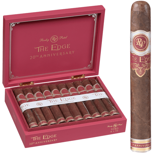 Rocky Patel The Edge 20Th Anniversary Toro 20 Ct. Box 6.00X52