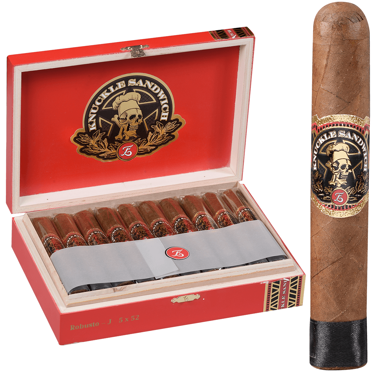 Knuckle Sandwich Robusto Habano 20 Ct. Box 5.00X52