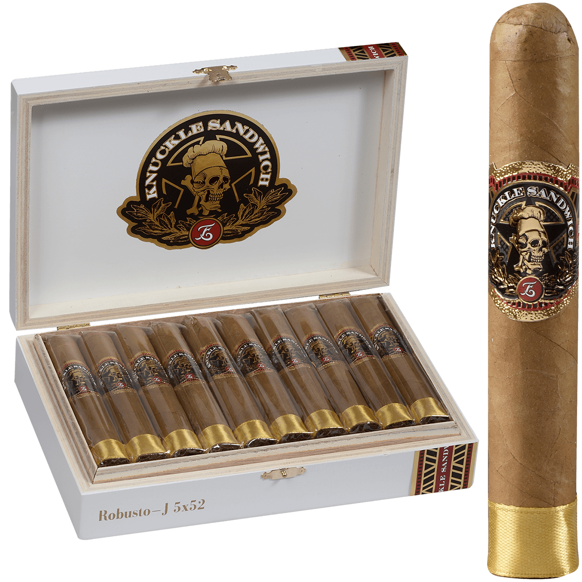 Knuckle Sandwich Connecticut Robusto 20 Ct. Box 5.00X52