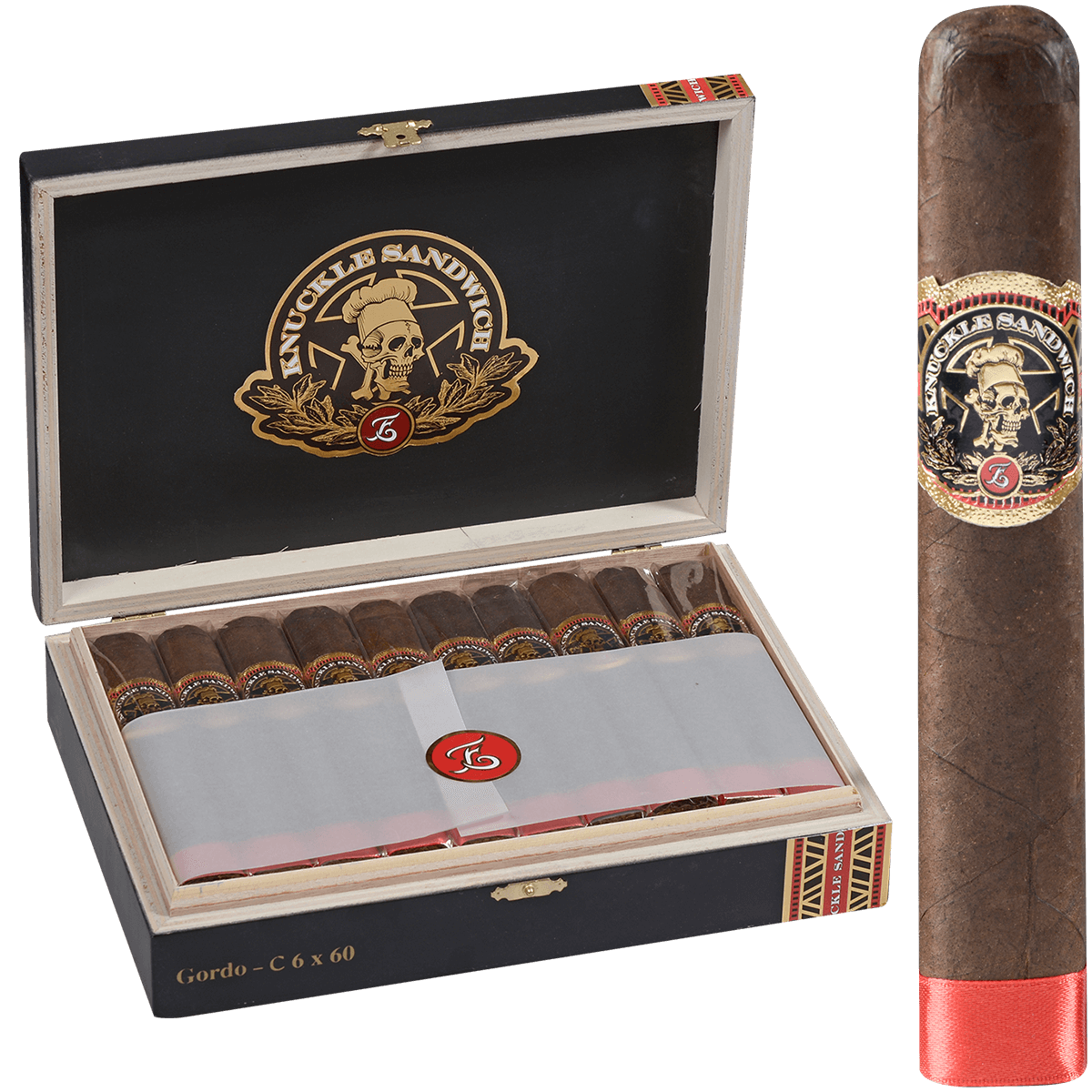 Knuckle Sandwich Gordo Maduro 20 Ct. Box 6.00X60
