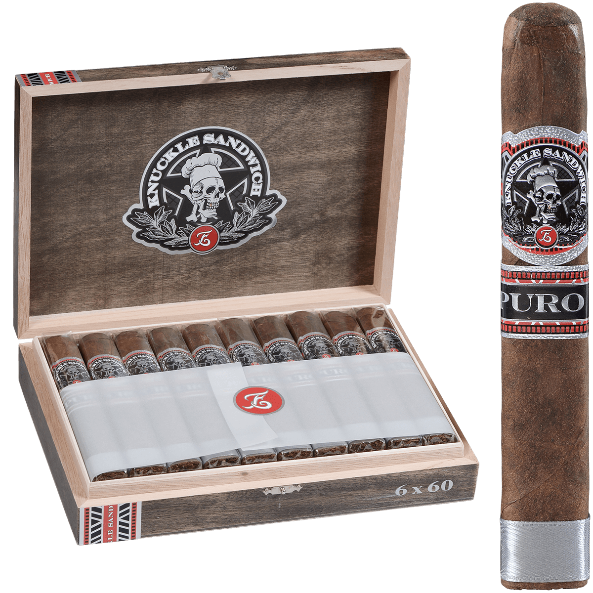 Knuckle Sandwich Gordo Puro Nicaragua 20 Ct. Box 6.00X60