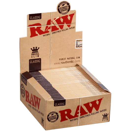 Papers Raw Classic King Slim 110 Mm 50/32 Ct.Box