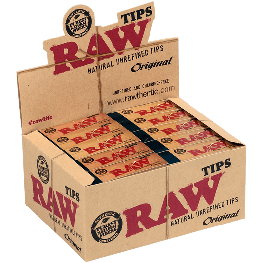 Filter Tips Raw Regular Paper 18 Mm 50/50 Ct. Ct. Box