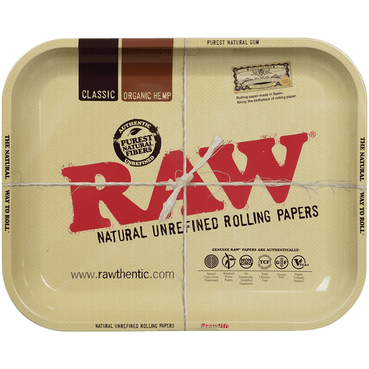 Rolling Metal Tray Raw Large
