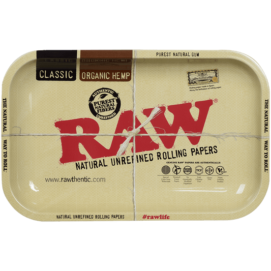 Rolling Metal Tray Raw Small