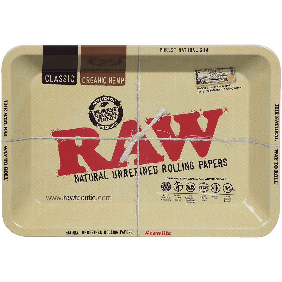 Rolling Metal Tray Raw Mini