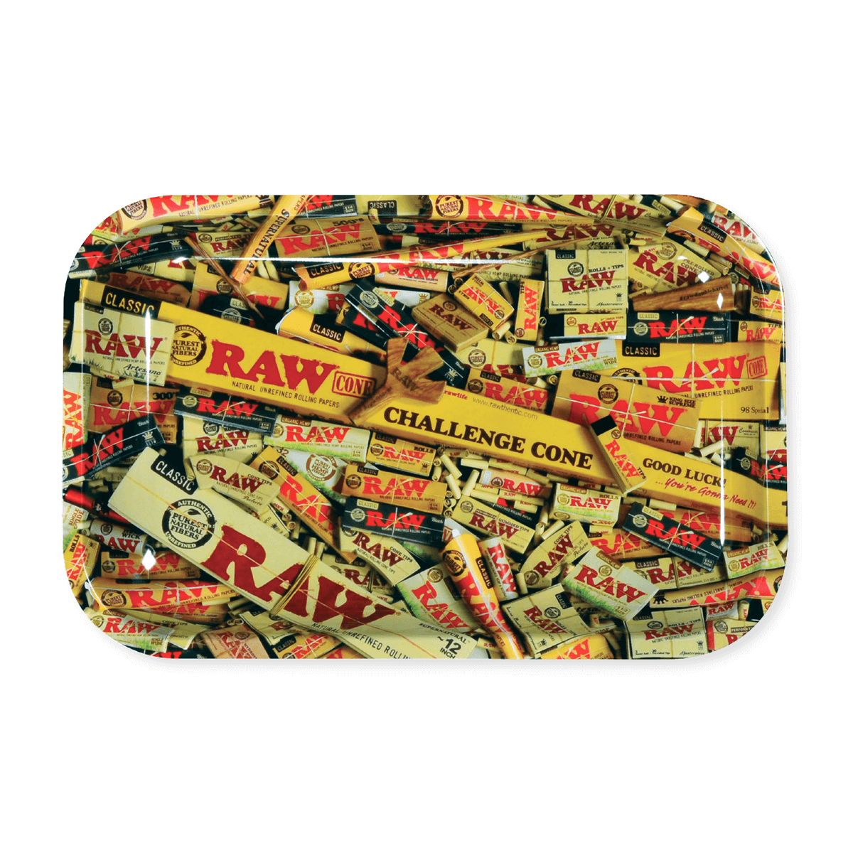 Rolling Metal Tray Raw Mixed Small