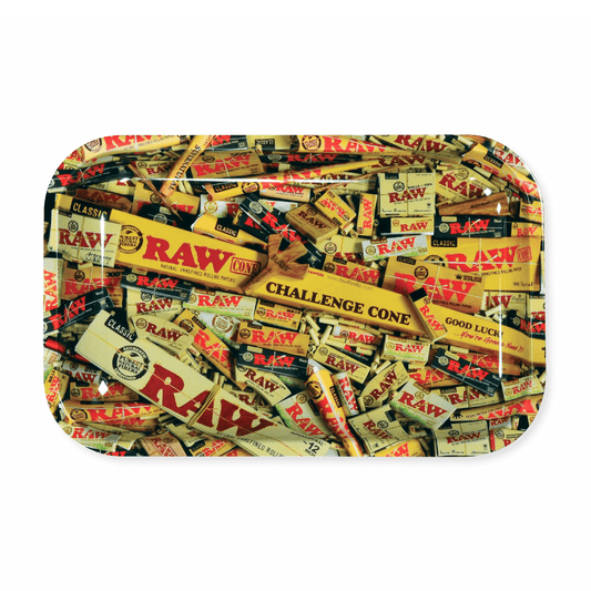 Rolling Metal Tray Raw Mixed Small