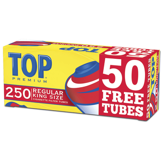 Cigarette Filter Tubes Top King Size Regular Bonus 250 Ct. Box