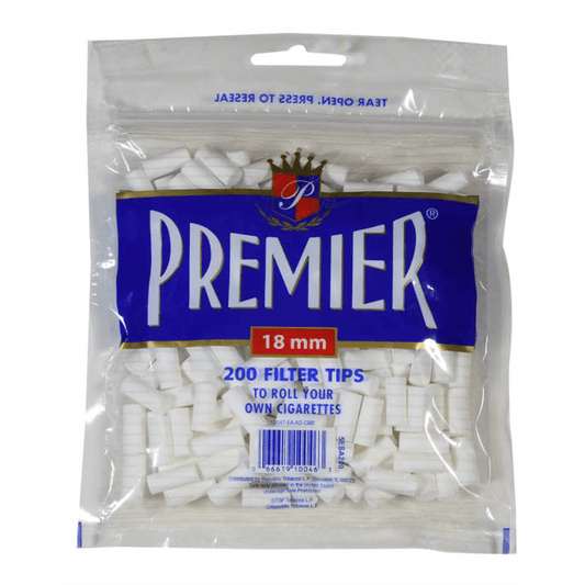 Filter Tips Premier 18Mm 200 Ct. Bag