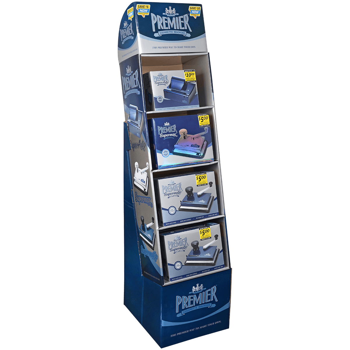 Premier Cigarette Making Machinecombo Display