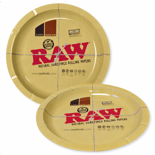 Rolling Metal Tray Raw Round Large