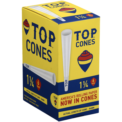 **CONES TOP 1 1/4 SIZE 6/24 PACK DISPLAY
