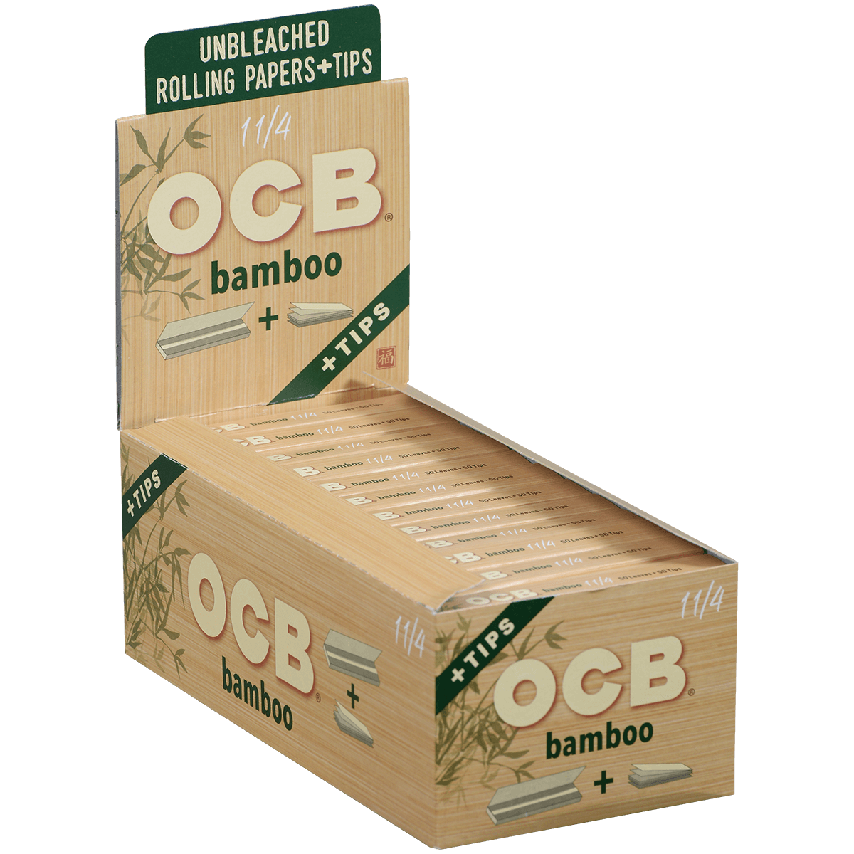 Papers Ocb Bamboo 1 1/4 24/40 Ct Box