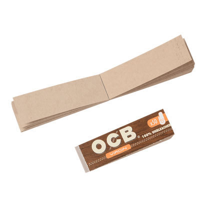 **OCB VIRGIN FLAT PAPER TIPS 25/50 CT.BOX