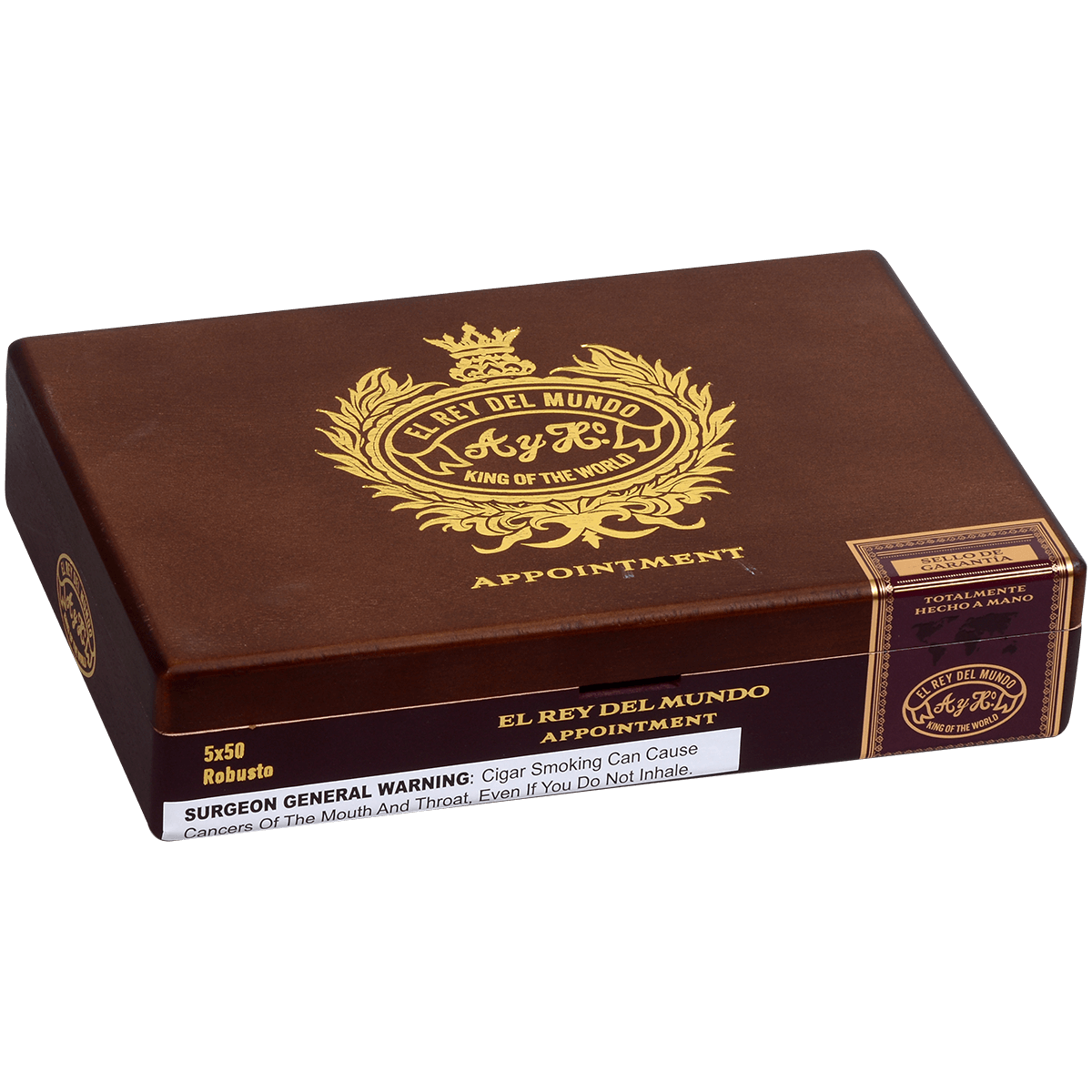 El Rey Del Mundo Appointment Robusto 20 Ct. Box 5.00X50