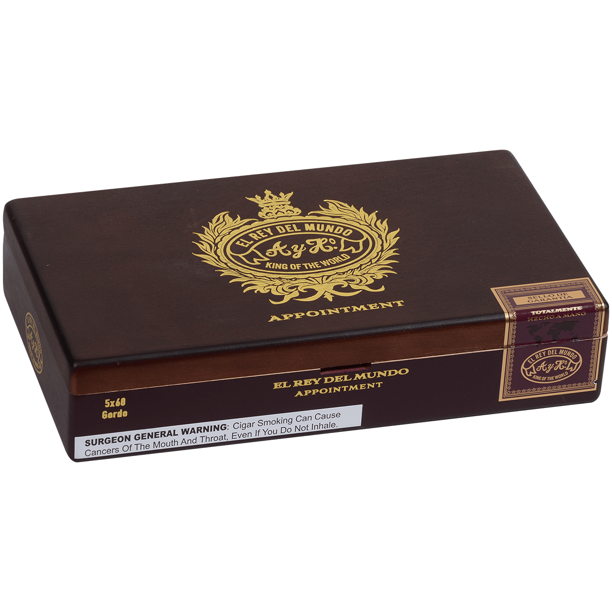 El Rey Del Mundo Appointment Gordo 20 Ct. Box 5.00X60