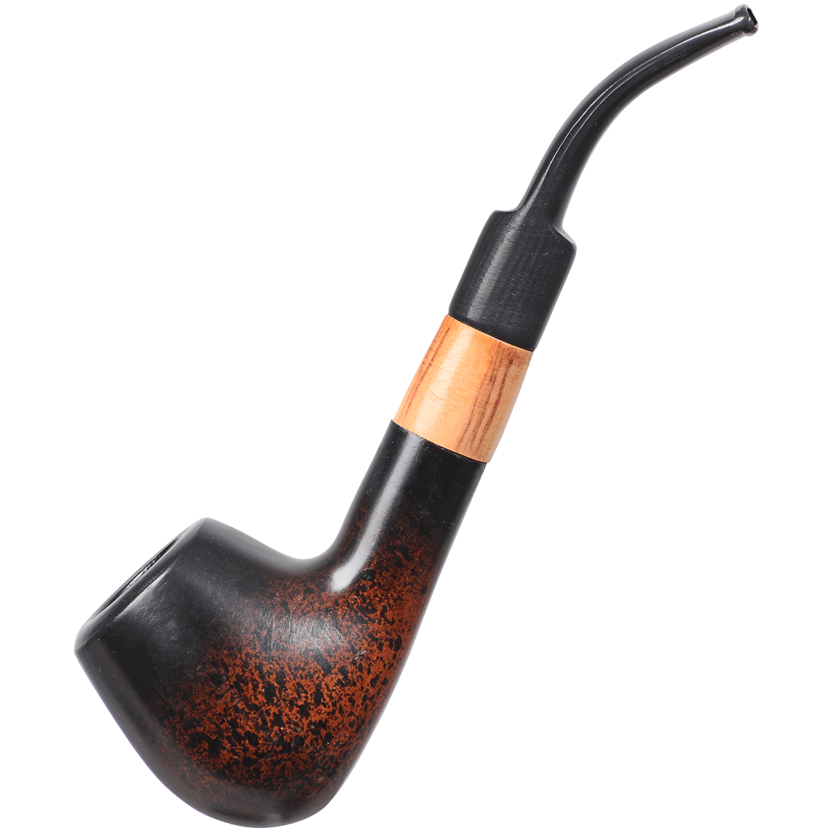 Pipes Wood Green Planet Light Brown And Black Grain Curved