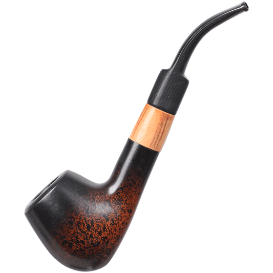 Pipes Wood Green Planet Light Brown And Black Grain Curved