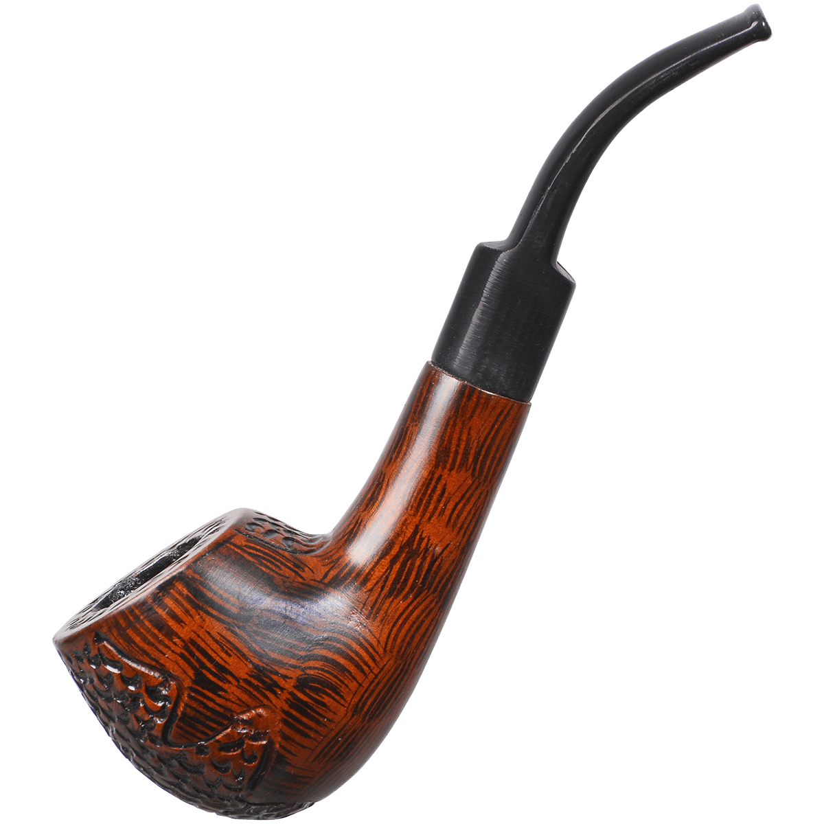 Pipes Wood Green Planet Brown Stripes Curved