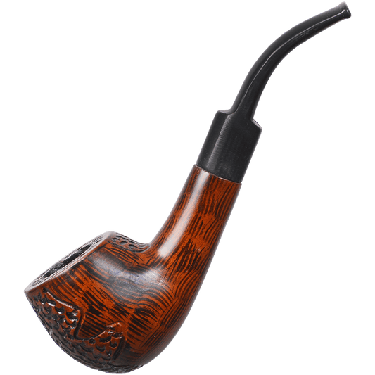 Pipes Wood Green Planet Brown Stripes Curved