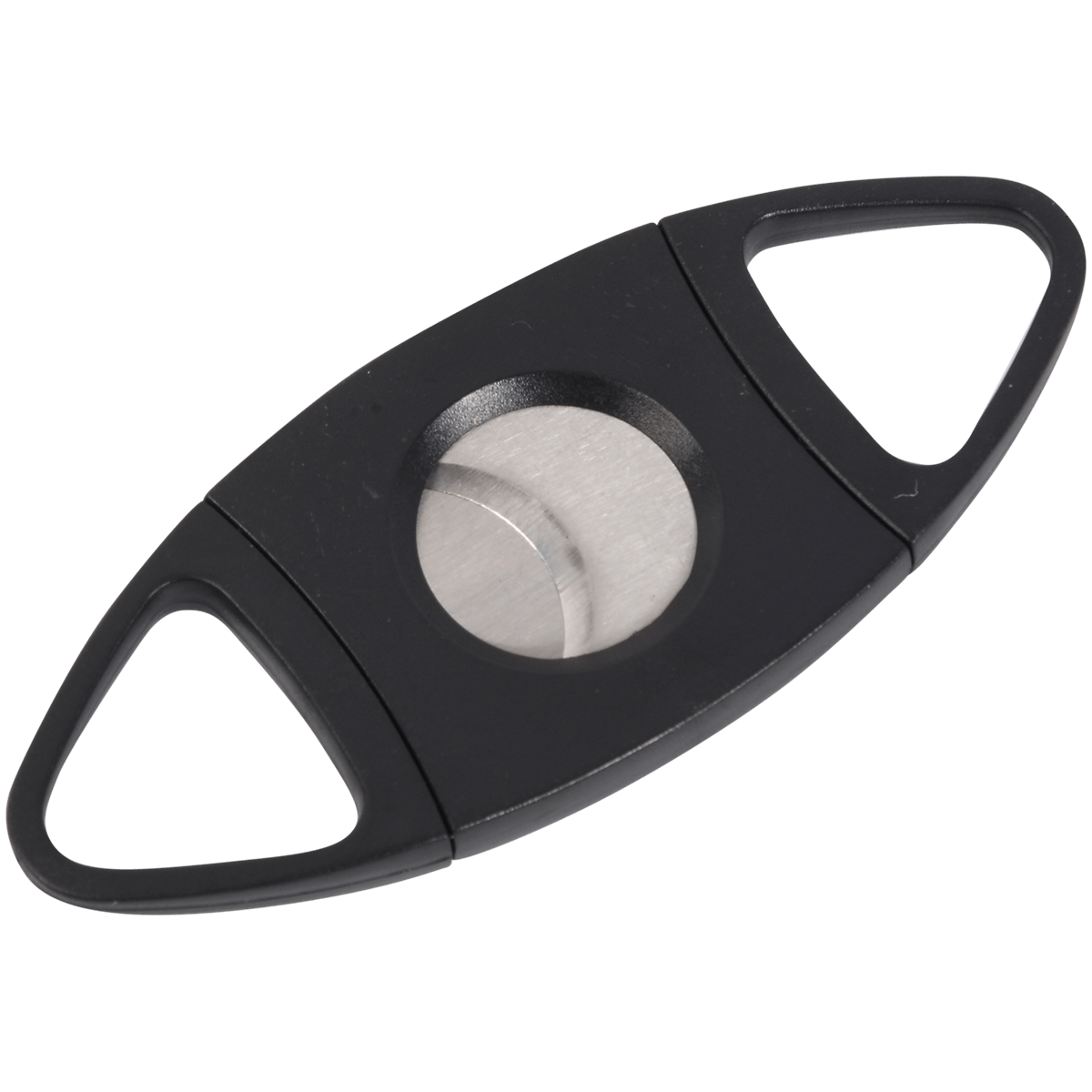 Guardsman Cigar Cutter 54 Gauge Black Football Double Blade