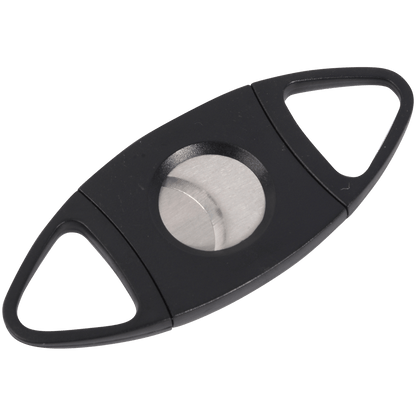 Guardsman Cigar Cutter 54 Gauge Black Football Double Blade