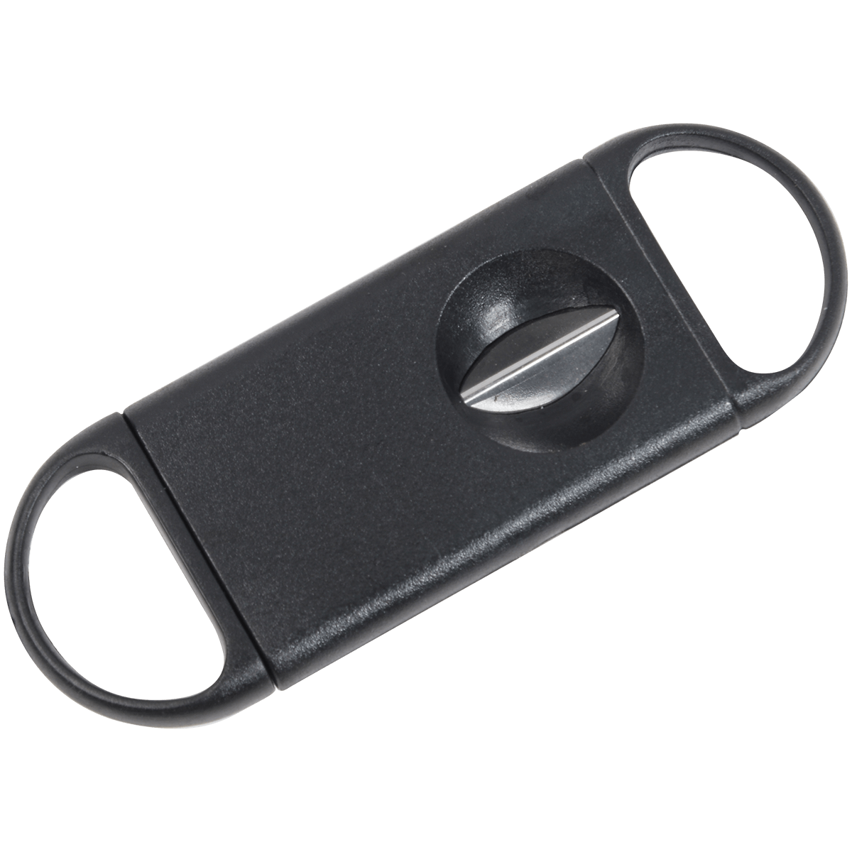 Guardsman Cigar Cutter Large Ring Gauge Black V-Cut